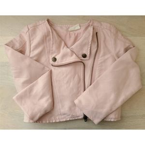 Crazy 8 Girl's  Pink Moto Jacket